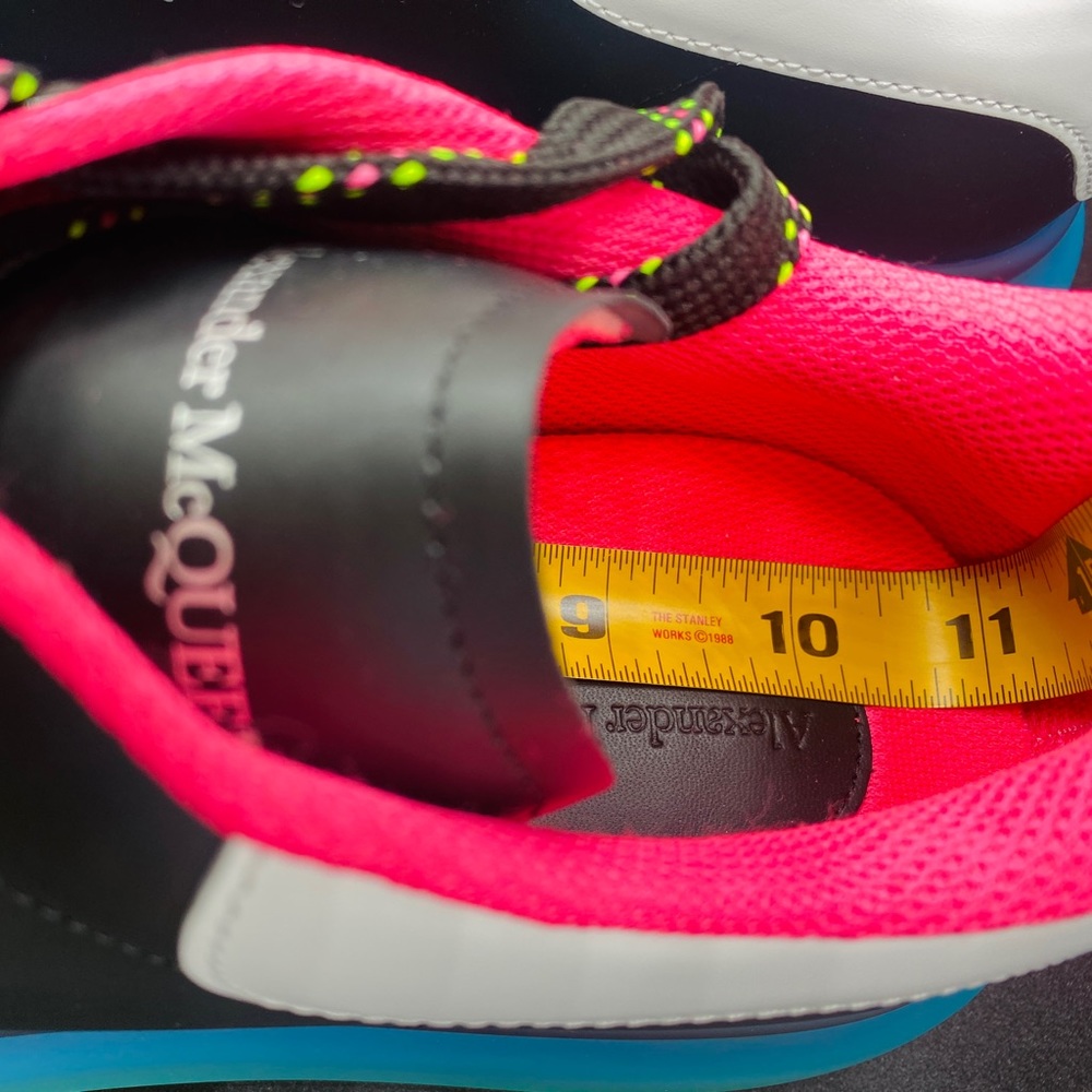 Alexander McQueen Men’s Oversized Sneakers Size 10 NWB AUTHENTIC - Picture 7 of 9